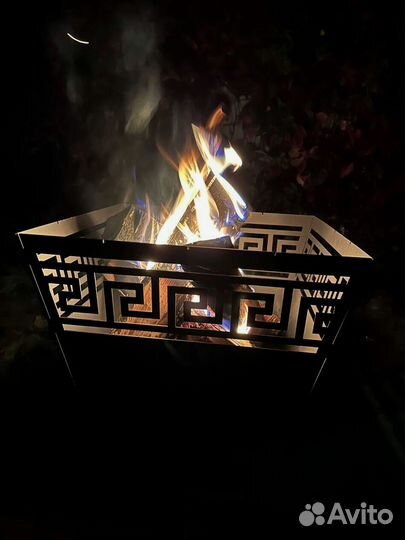 Костровая чаша с крышкой