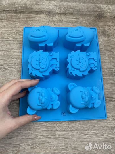 Силиконовые формы молды детские 6шт