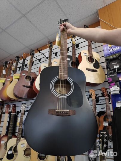 Электро-акустическая гитара Cort AD810E-BKS черная