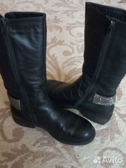 Сапоги для девочки зимние 37,5