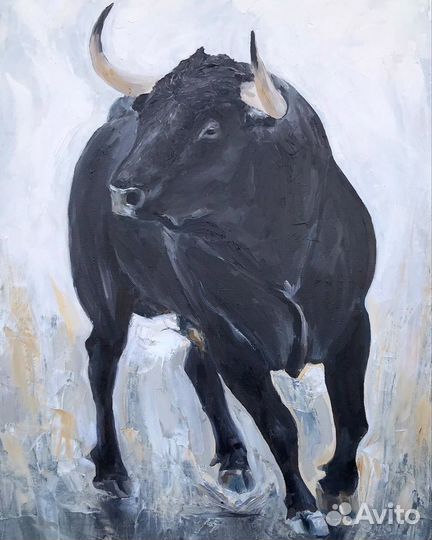 Интерьерная картина «Ягуар», «Бык»