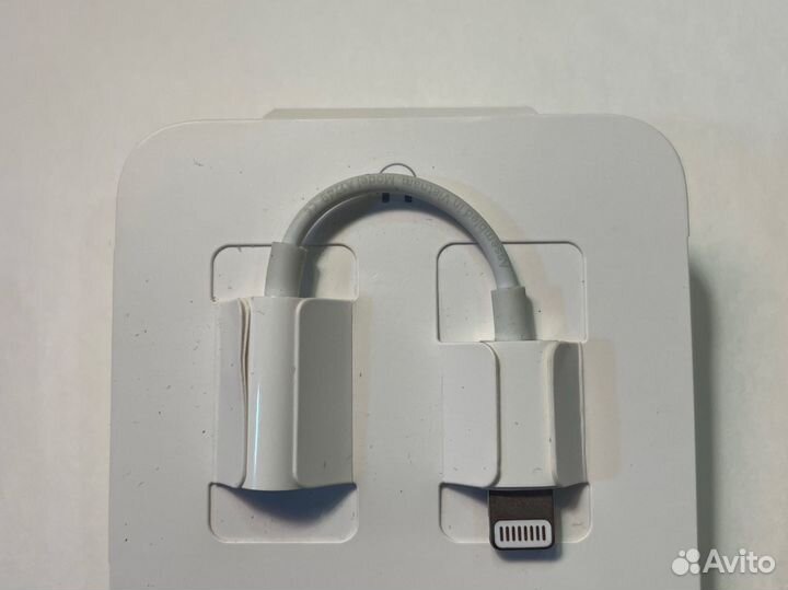 Наушники apple earpods lightning с переходником