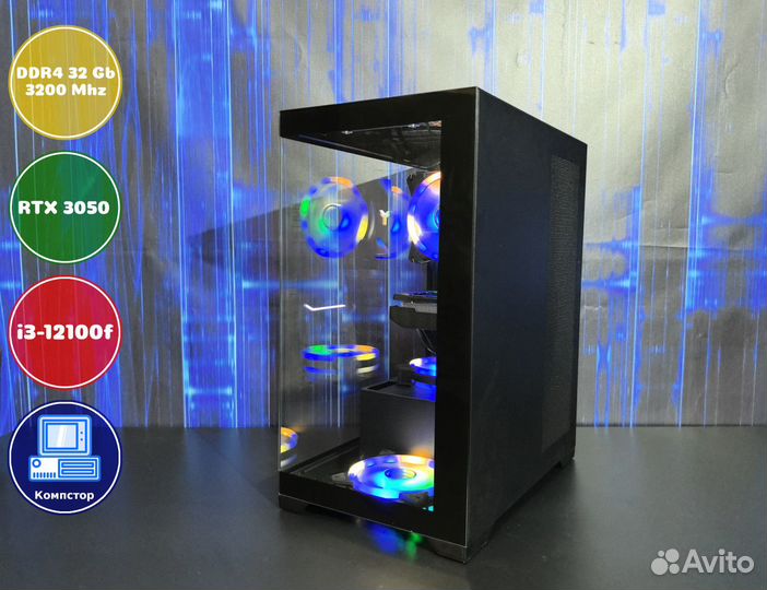 Геймерский комп i3-RTX3050-32DDR4-CZF184375602-H610