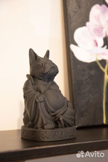 Статуэтка французкий бульдог Будда