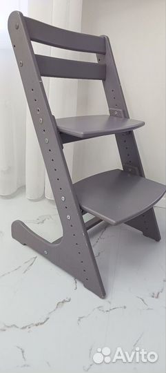 Растущий стул для детей и школьников деревянный