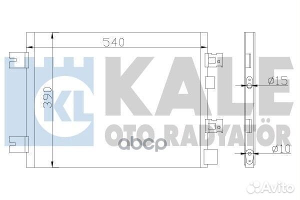Радиатор кондиционера для а/м LADA Largus (12)