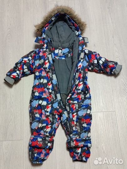 Детский зимний комбинезон на мальчика 92
