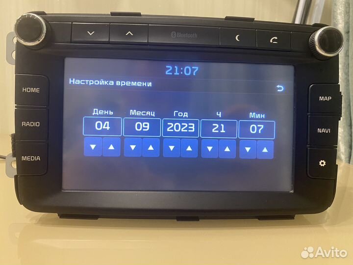 Штатная магнитола KIA Rio Premium Navi