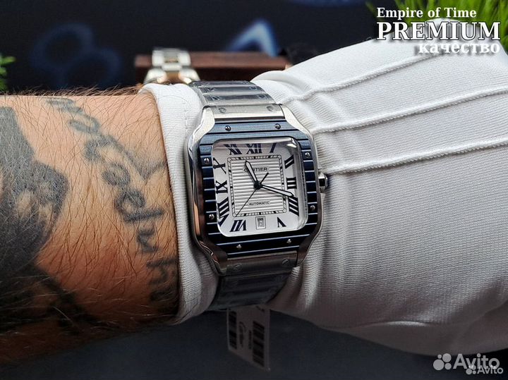 Cartier Santos мужские механические часы