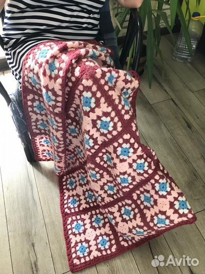 Плед покрывало 97*115 Hand Made