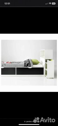 Изголовье кровати Флакса икеа flaxa IKEA