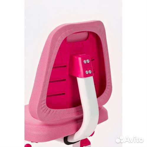 Стул растущий с чехлом rifforma-05 LUX (розовый)