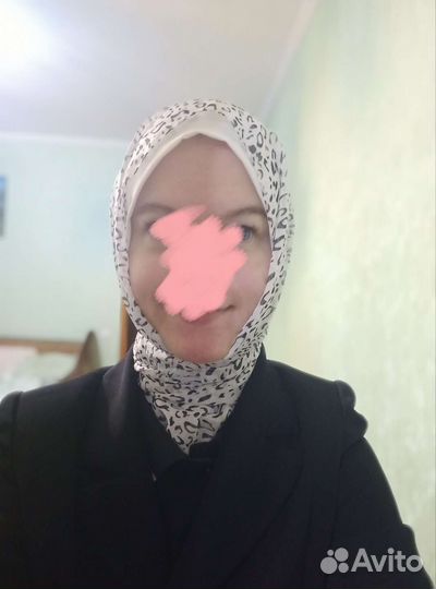 Платок леопард длинный