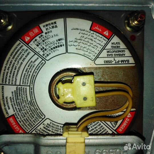 Airbag на руль mitsubishi lancer cedia CS2A 4 луча