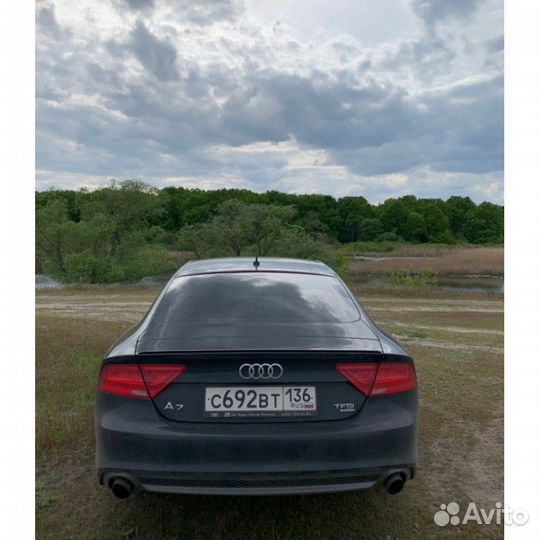 Спойлер багажника Audi A7 2010-2018