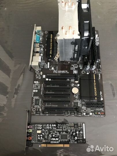 Мат.плата Gigabyte z87p-d3+i7 4770+озу 16gb+Охл.цп