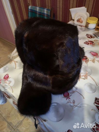 Норковая шапка мужская