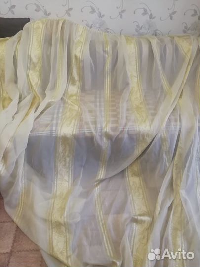 Комплект шторы и тюль бу