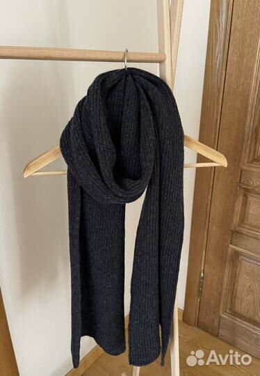 Шарф палантин вязаный