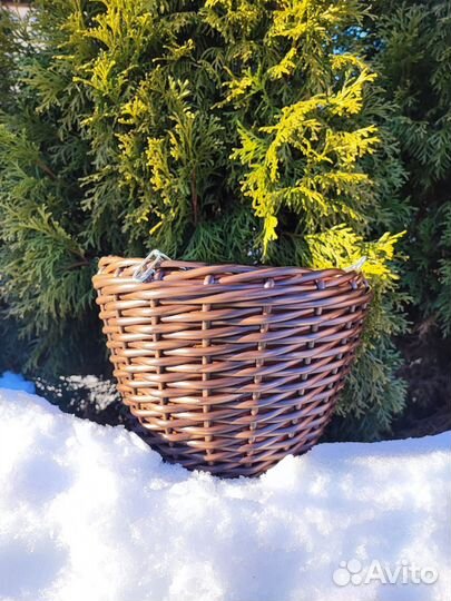 Кашпо из искусственного ротанга 20 л