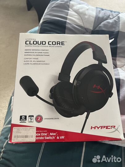 Наушники hyperx cloud core