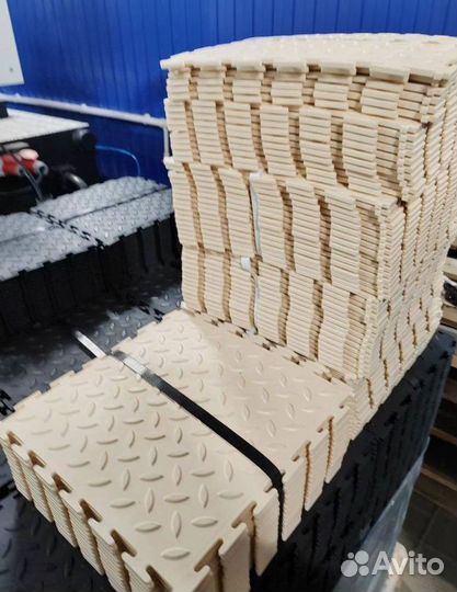 Модульная плитка пвх в фитнес зал