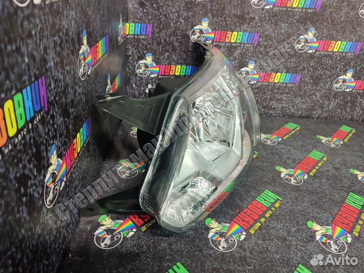 Блок фара левая datsun on do новая с корректором