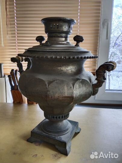 Самовар гранёная репа. 19век. Баташев