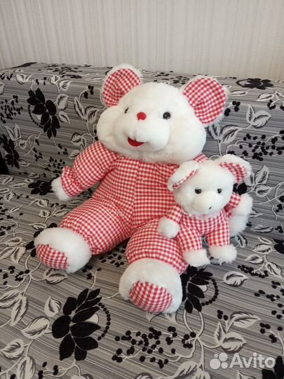 Новая мягкая игрушка. Хомяки (мама с малышом)