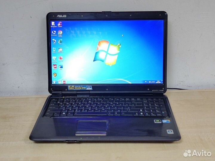 Ноутбук asus 2ядра/3гига/ssd+hdd/GT 220M 1Gb
