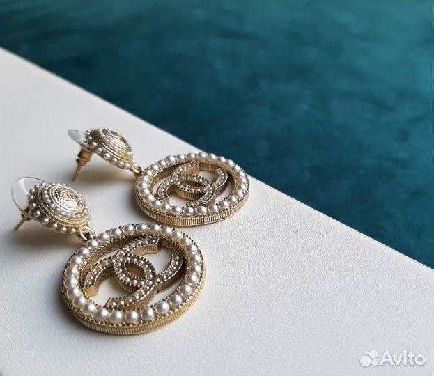 Серьги Chanel