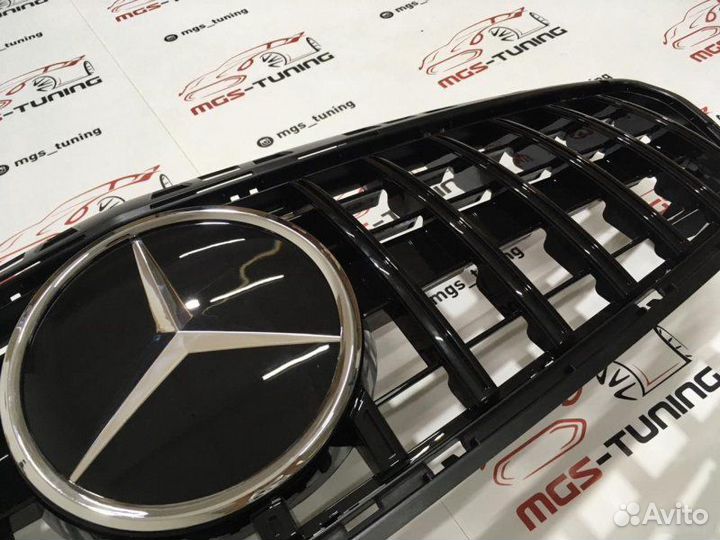 Решетка Mercedes A class w176 GT дистроник