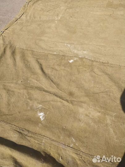 Полог тент для авто, штора брезентовая