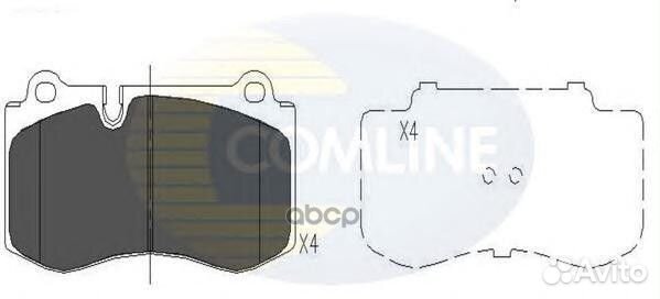Колодки MER CLS 06 - 10/E class 04 - 09/S class 06