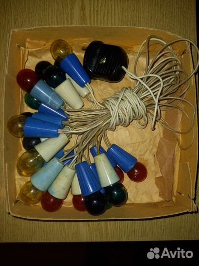 Елочная гирлянда СССР