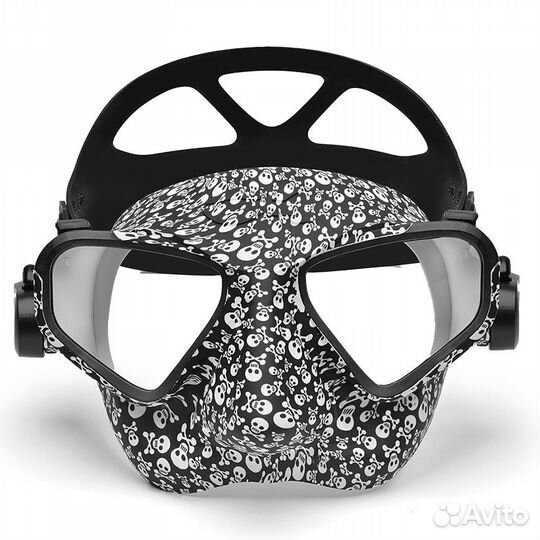 Двухстекольная маска для подводной охоты Falcon Pi