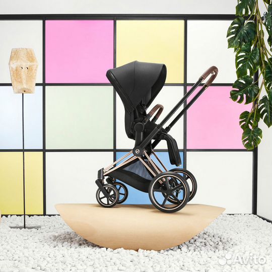 Коляска модульная Cybex Priam IV rose gold