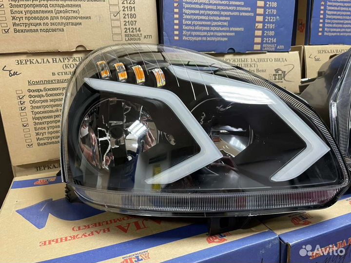 Фары Приора в стиле Мерседес AMG mercedes