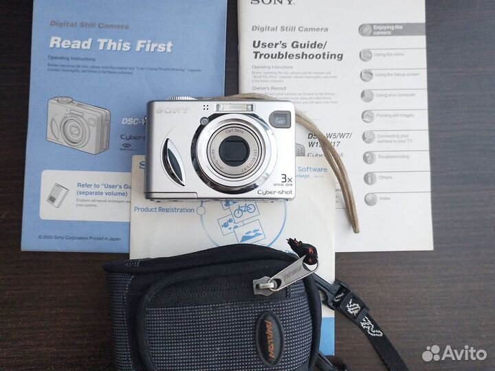 Компактный фотоаппарат sony cyber shot