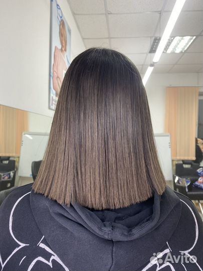 Кератиновое выпрямление