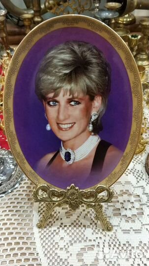 Тарелка с изображением Принцессы Дианы