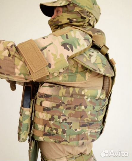 Брoнежилeт плитник с баллистикой в сборе