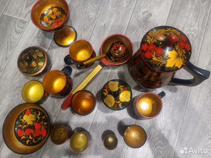 Посуда хохлома СССР