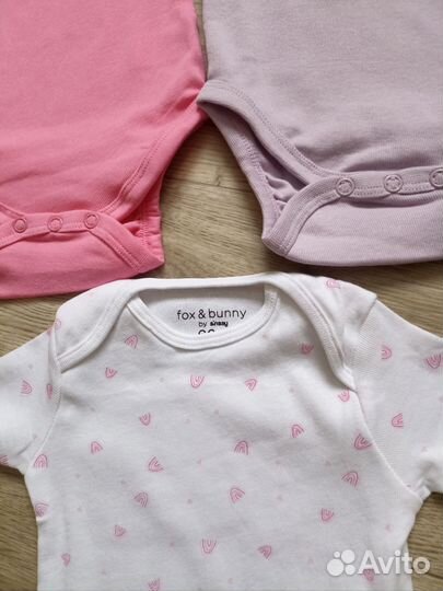 Новый 62-68 см комплект Боди Sinsay для девочки