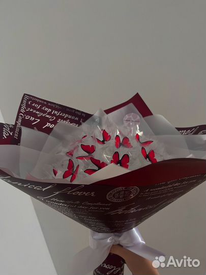 Букет с бабочками