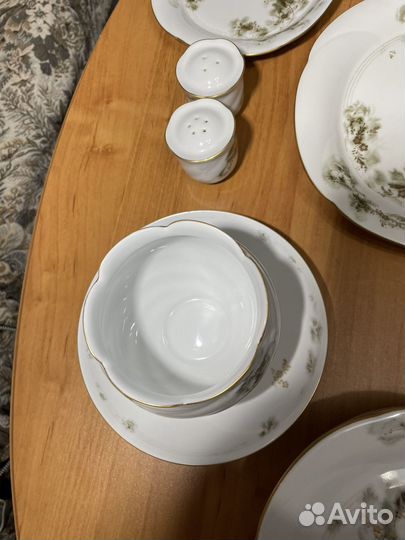 Остатки столового сервиза ГДР Freiberger Porzellan