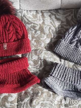 Шапка и снуд для девочки разм 52-54