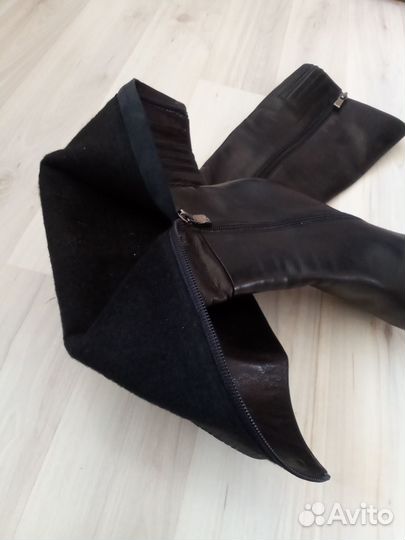Сапоги демисезон кожа 37р