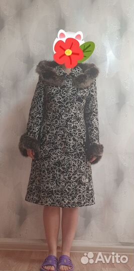 Пальто женское зимнее 44-46р