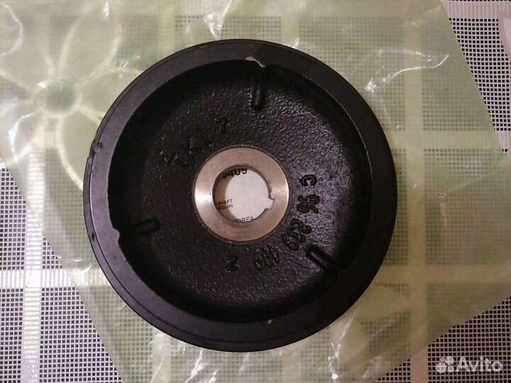 Шкив коленвала daewoo matiz под клиновой ремень